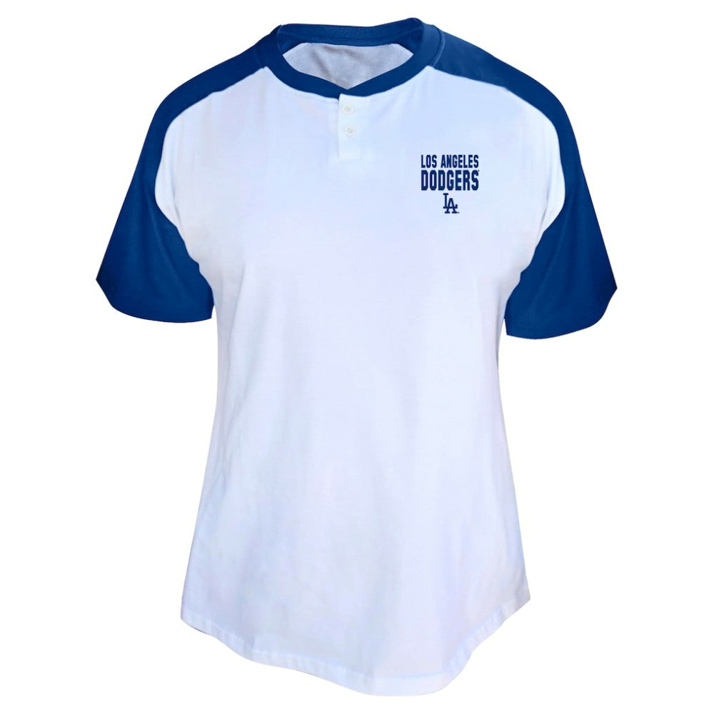 Shohei Ohtani Los Angeles Dodgers Profile Women's Plus Size Name & Number Raglan Henley T-Shirt Discount