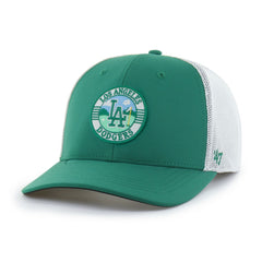 Los Angeles Dodgers '47 Elevated Greens Adjustable Trucker Hat Online