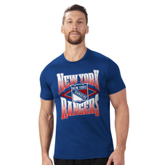 New York Rangers MSX by Michael Strahan Performance Team Graphic T-Shirt - Blue | NHL online