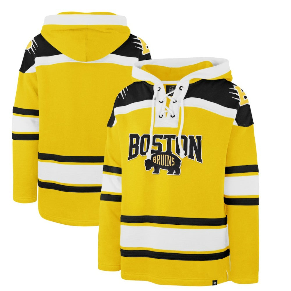Boston Bruins '47 2026 NHL Stadium Series Superior Lacer Hoodie - Gold | 47 brand Clearance