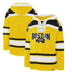 Boston Bruins '47 2026 NHL Stadium Series Superior Lacer Hoodie - Gold | 47 brand Clearance