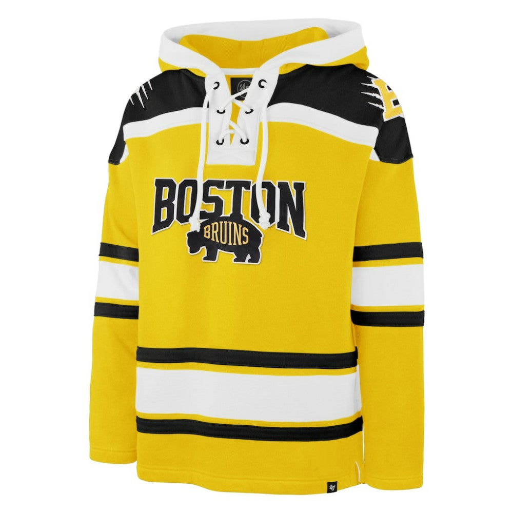 Boston Bruins '47 2026 NHL Stadium Series Superior Lacer Hoodie - Gold | 47 brand Clearance