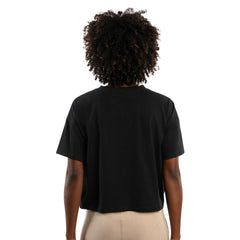 Washington Commanders Starter Women's Rhinestone Sprinkle Boxy Cropped T-Shirt - Black - NFL