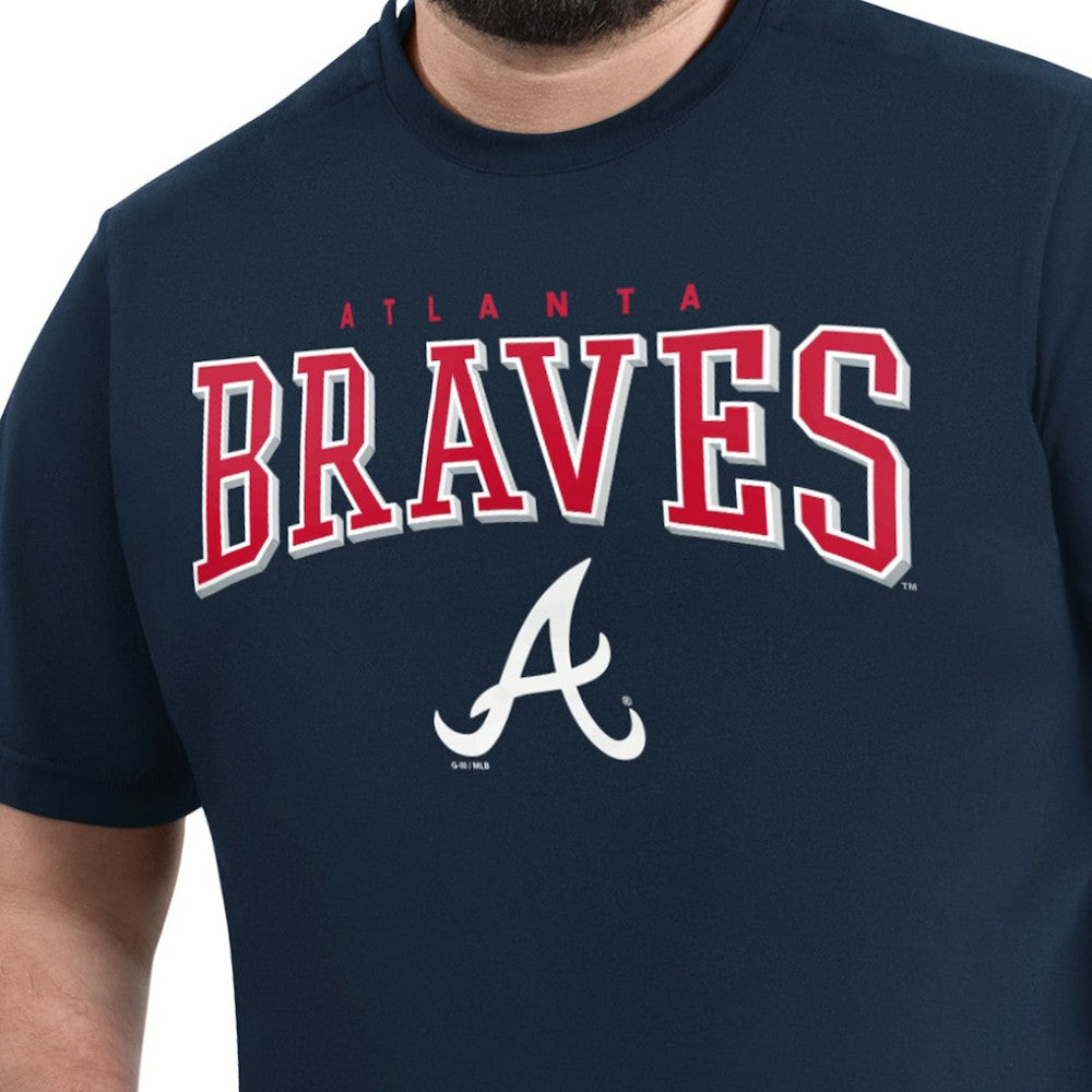 Atlanta Braves G-III Sports by Carl Banks Adaptive Classic Team Spirit T-Shirt for sale