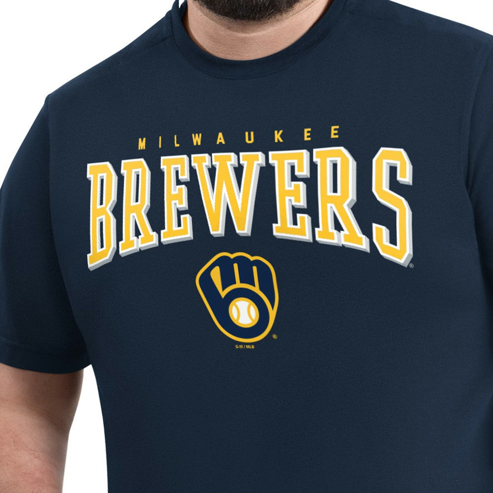 Milwaukee Brewers G-III Sports by Carl Banks Adaptive Classic Team Spirit T-Shirt Online