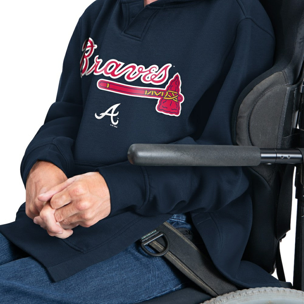 Atlanta Braves G-III Sports by Carl Banks Adaptive Lockup Fleece Hoodie Outlet