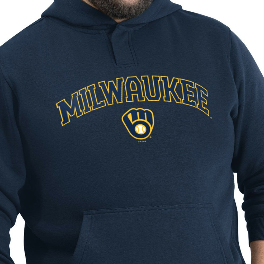 Milwaukee Brewers G-III Sports by Carl Banks Adaptive Lockup Fleece Hoodie for sale
