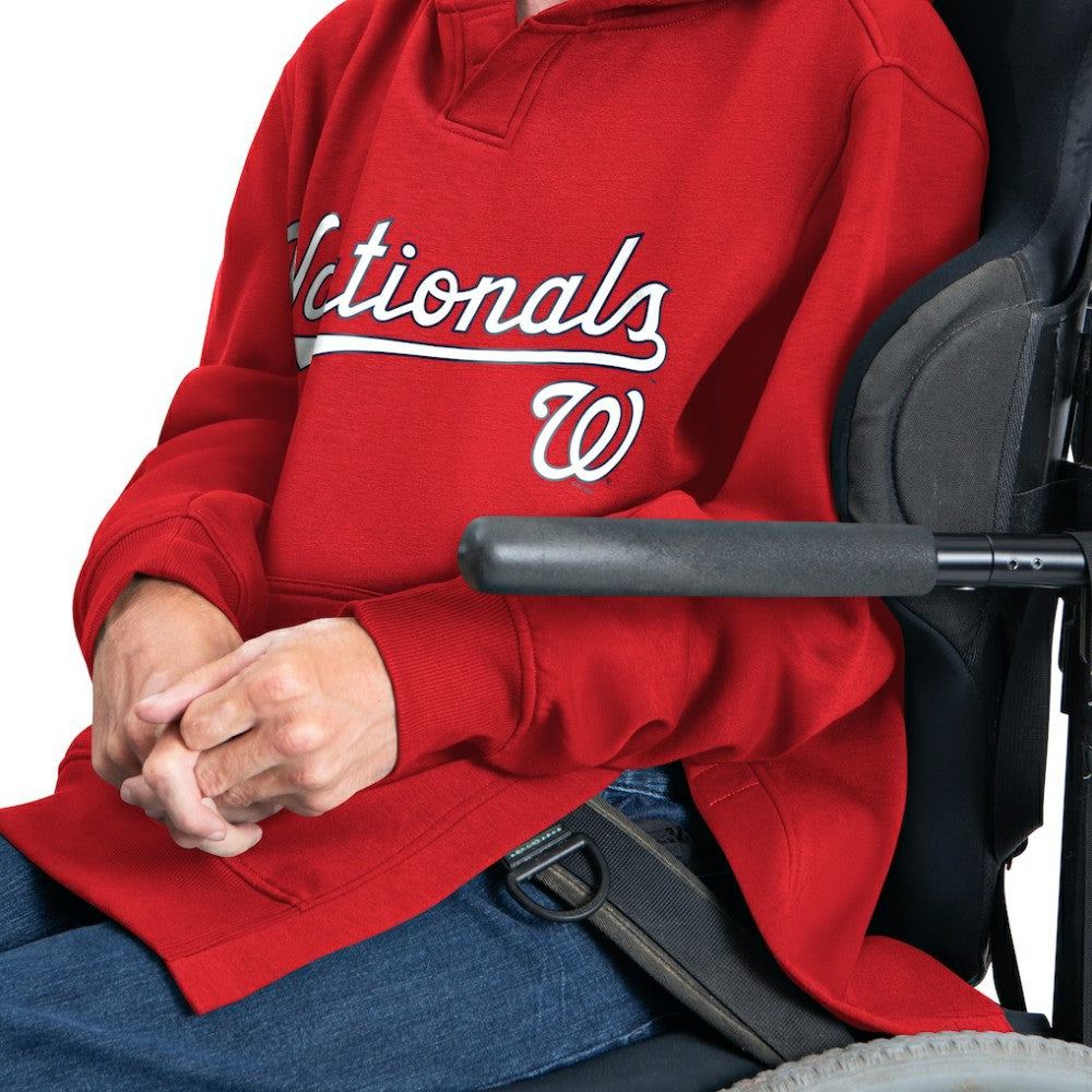Washington Nationals G-III Sports by Carl Banks Adaptive Lockup Fleece Hoodie Near Me