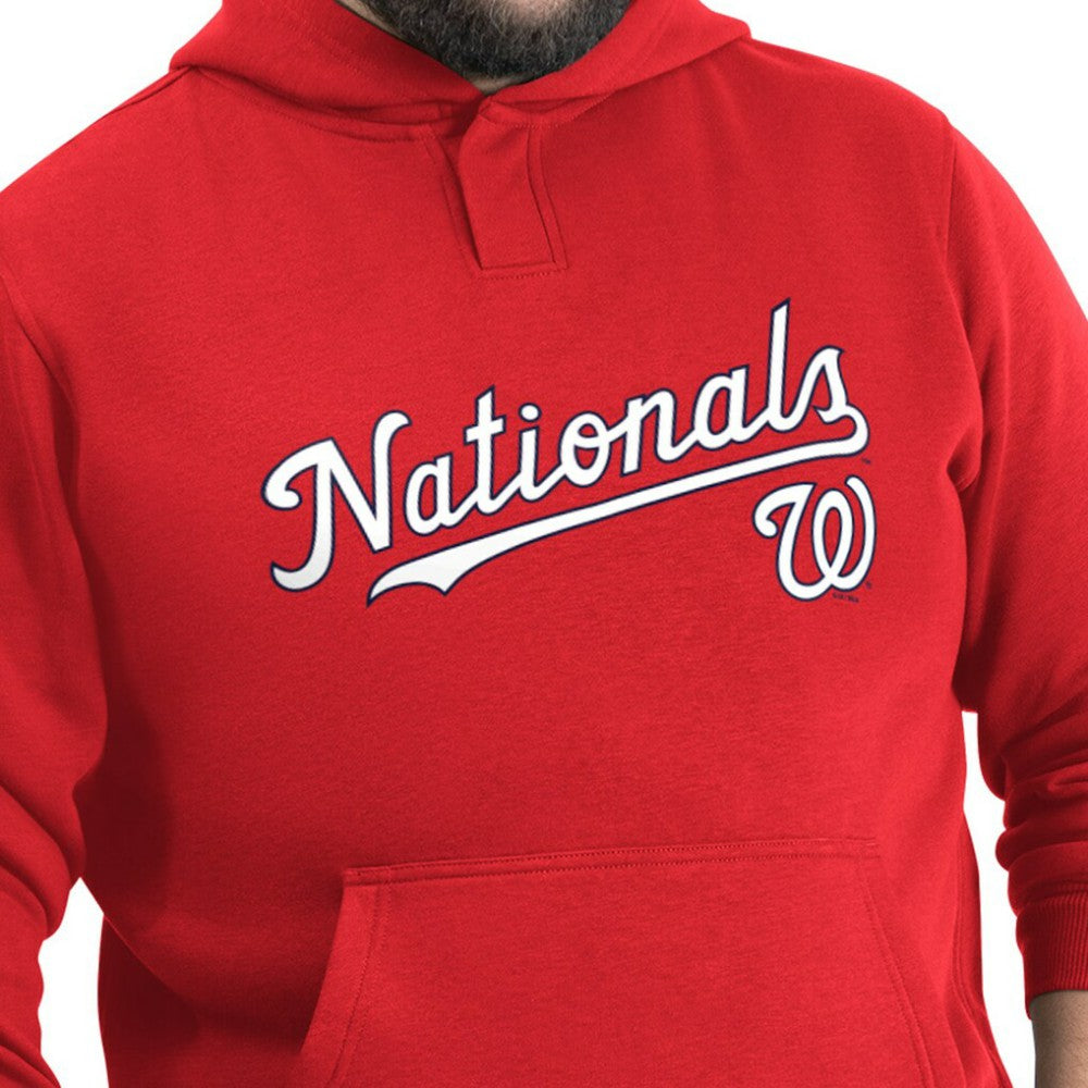 Washington Nationals G-III Sports by Carl Banks Adaptive Lockup Fleece Hoodie Near Me