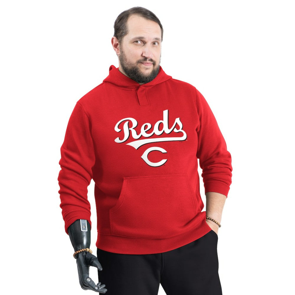 Cincinnati Reds G-III Sports by Carl Banks Adaptive Lockup Fleece Hoodie Sale