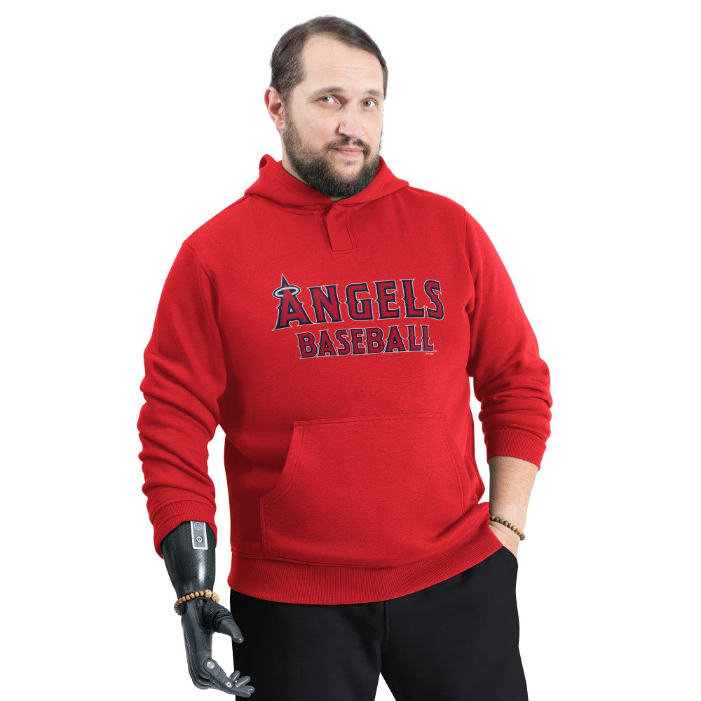 Los Angeles Angels G-III Sports by Carl Banks Adaptive Lockup Fleece Hoodie Near Me