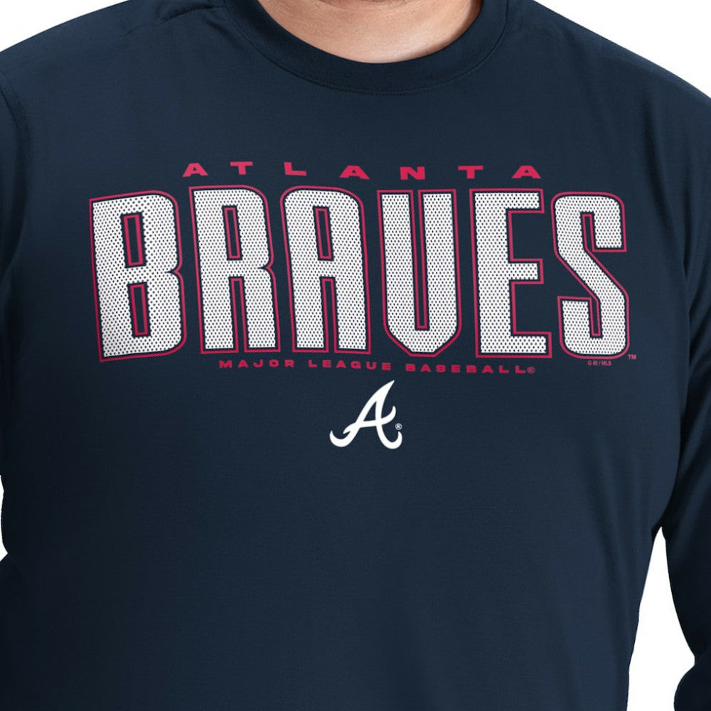 Atlanta Braves G-III Sports by Carl Banks Adaptive Long Sleeve T-Shirt Sale
