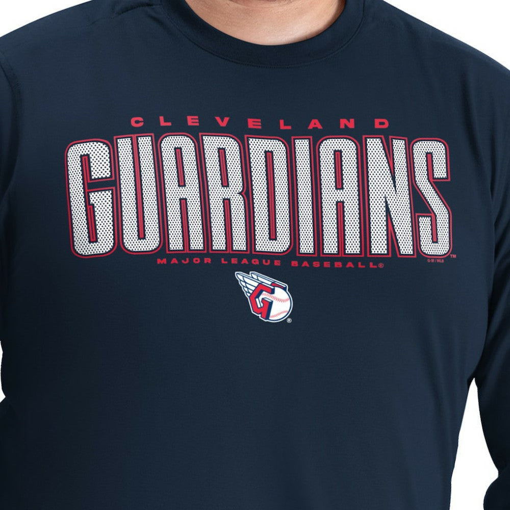 Cleveland Guardians G-III Sports by Carl Banks Adaptive Long Sleeve T-Shirt Sale
