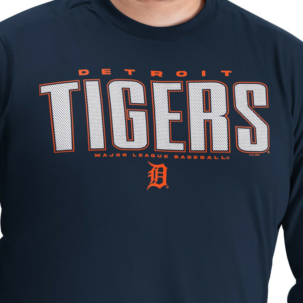 Detroit Tigers G-III Sports by Carl Banks Adaptive Long Sleeve T-Shirt Sale