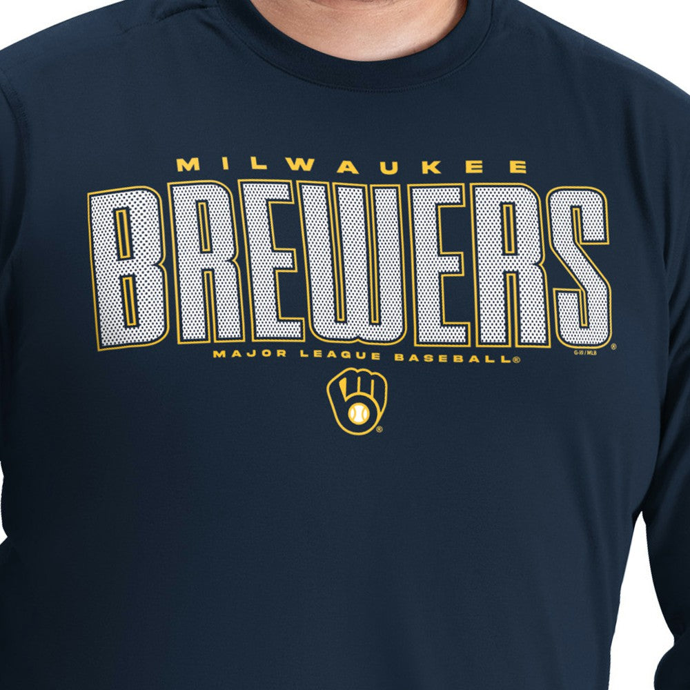 Milwaukee Brewers G-III Sports by Carl Banks Adaptive Long Sleeve T-Shirt Near Me