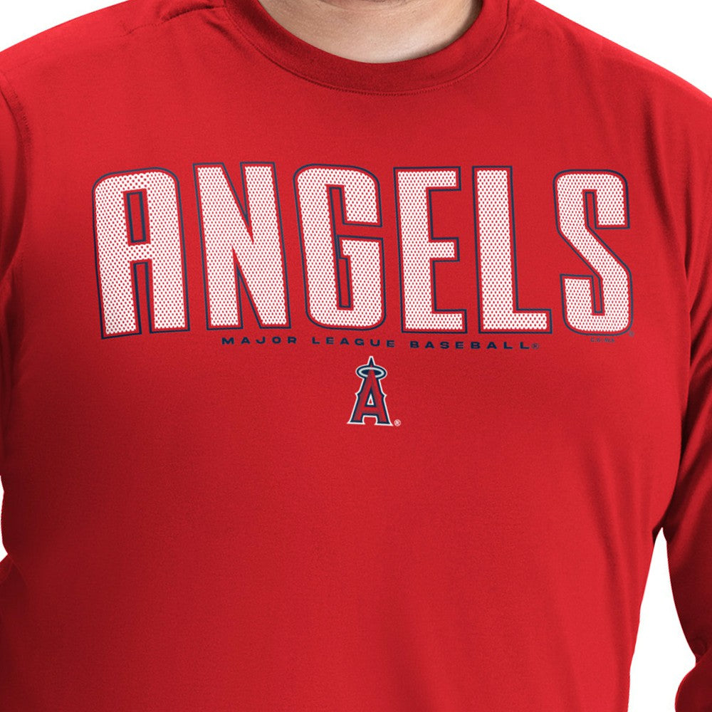 Los Angeles Angels G-III Sports by Carl Banks Adaptive Long Sleeve T-Shirt Online