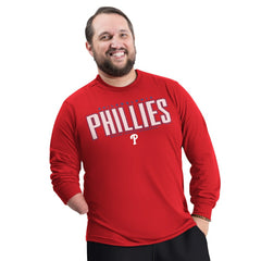 Philadelphia Phillies G-III Sports by Carl Banks Adaptive Long Sleeve T-Shirt Discount