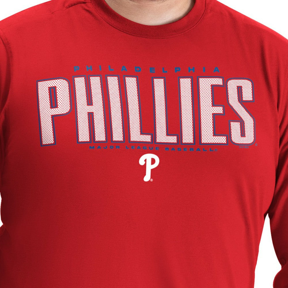 Philadelphia Phillies G-III Sports by Carl Banks Adaptive Long Sleeve T-Shirt Discount