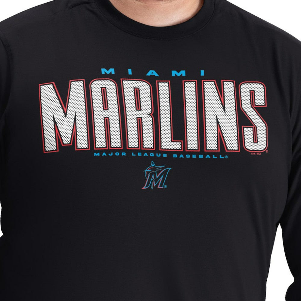 Miami Marlins G-III Sports by Carl Banks Adaptive Long Sleeve T-Shirt Near Me