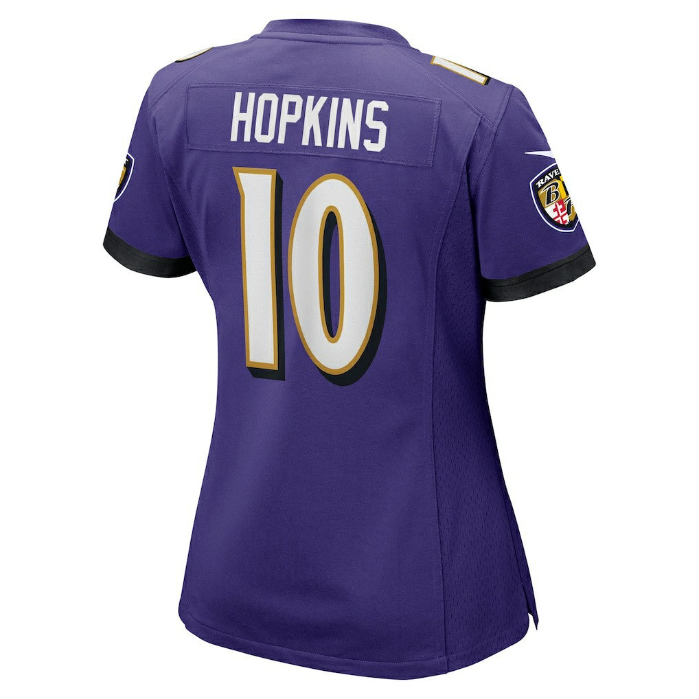DeAndre Hopkins Baltimore Ravens Women's Team Game Jersey - Purple - Nike