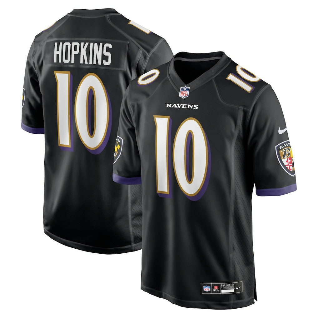 DeAndre Hopkins Baltimore Ravens Alternate Game Jersey - Black - Nike