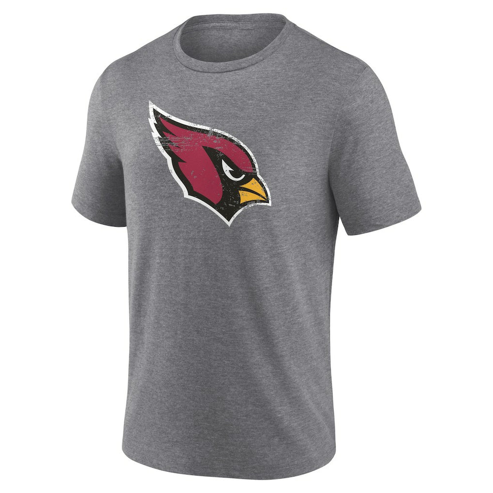 Arizona Cardinals Heritage Custom Name & Number Tri-Blend T-Shirt - Gray - NFL