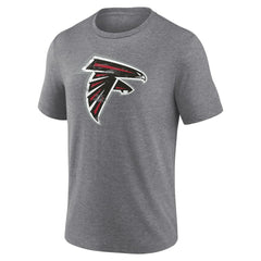 Atlanta Falcons Heritage Custom Name & Number Tri-Blend T-Shirt - Gray - NFL