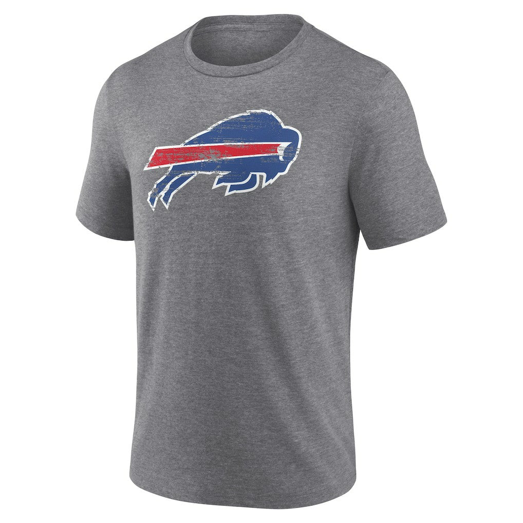 Buffalo Bills Heritage Custom Name & Number Tri-Blend T-Shirt - Gray - NFL