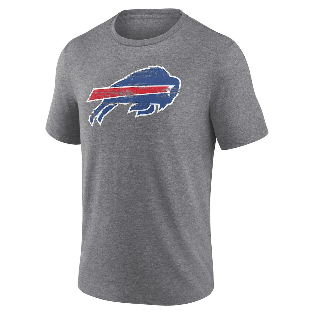 Buffalo Bills Heritage Custom Name & Number Tri-Blend T-Shirt - Gray - NFL