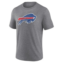 Buffalo Bills Heritage Custom Name & Number Tri-Blend T-Shirt - Gray - NFL
