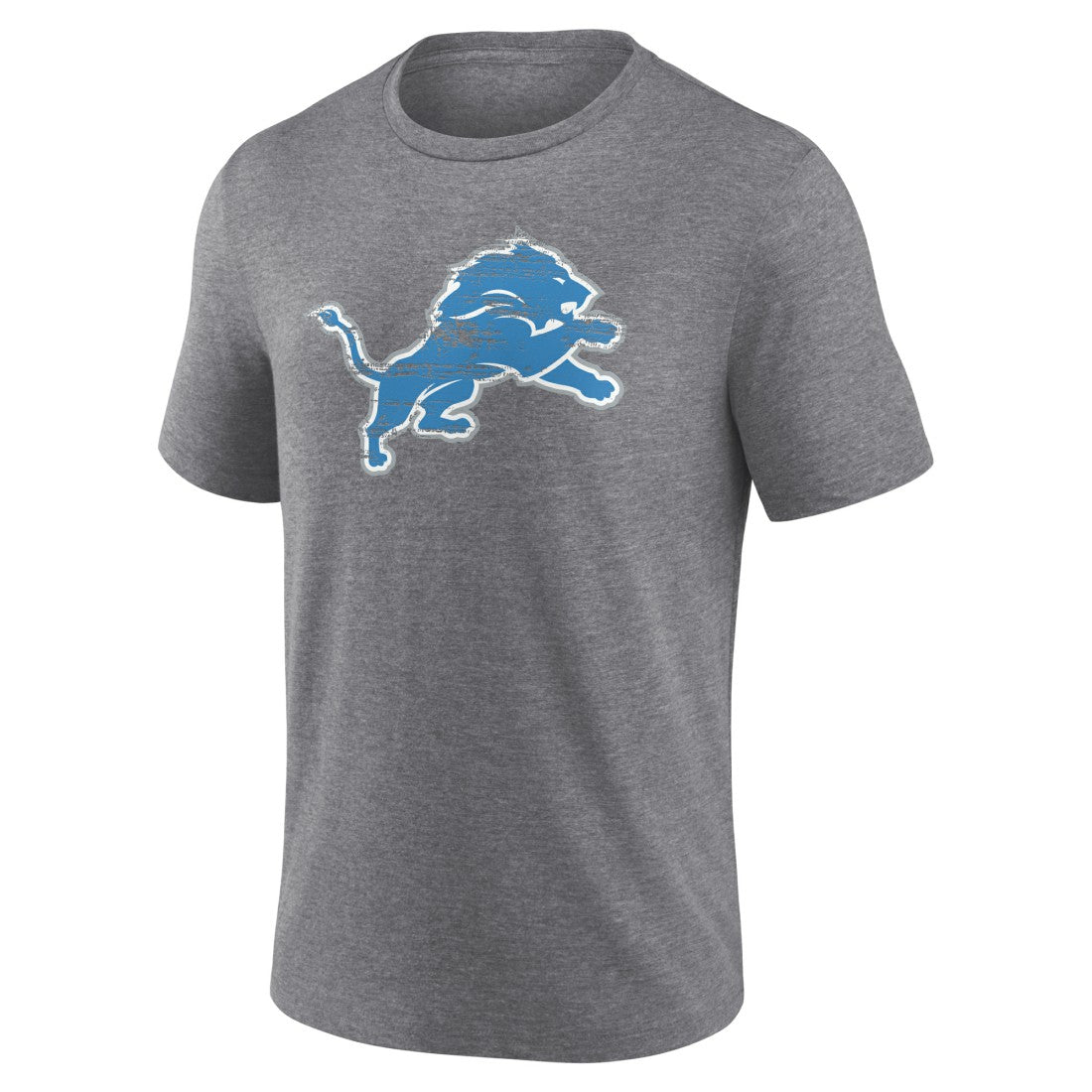Detroit Lions Heritage Custom Name & Number Tri-Blend T-Shirt - Gray - NFL