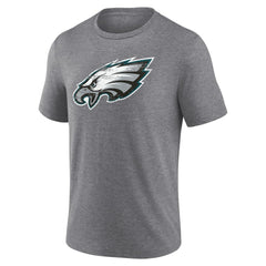 Philadelphia Eagles Heritage Custom Name & Number Tri-Blend T-Shirt - Gray - NFL
