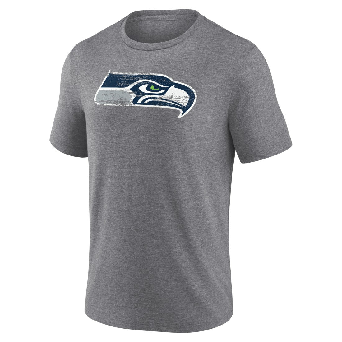 Seattle Seahawks Heritage Custom Name & Number Tri-Blend T-Shirt - Gray - NFL
