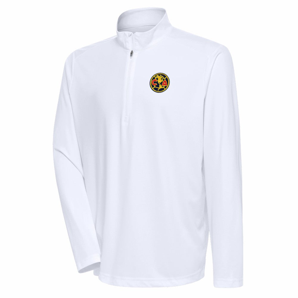 Club America Antigua Statement Quarter-Zip Pullover White