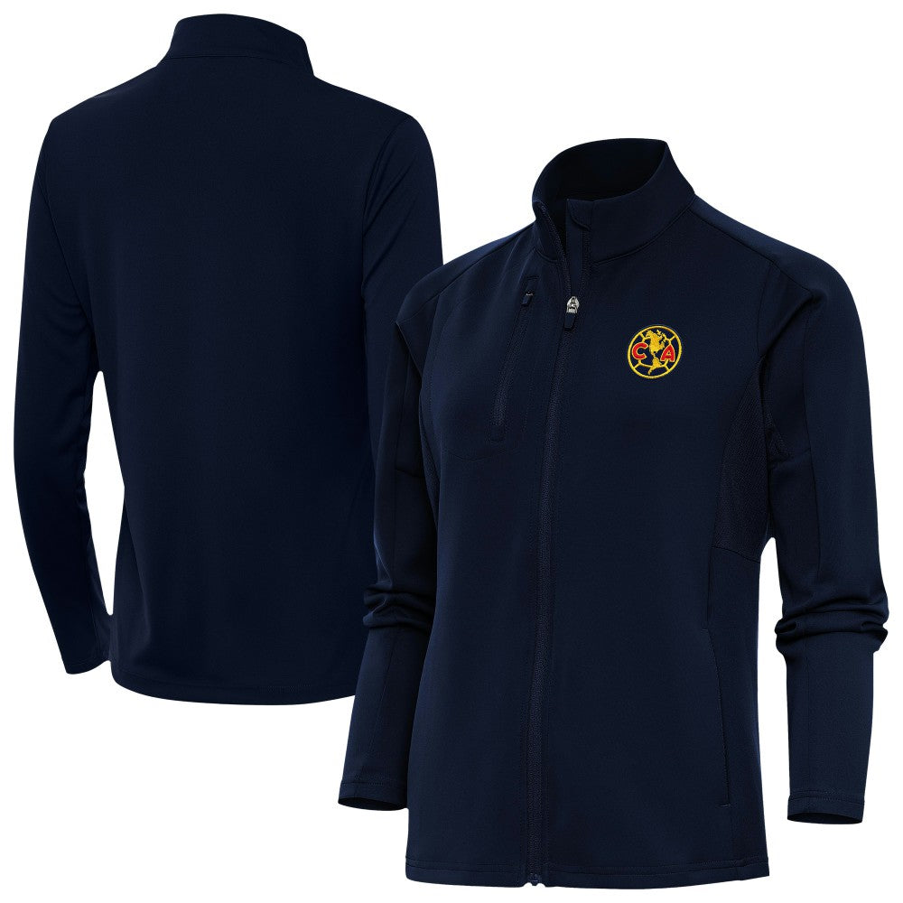 Club America Antigua Women's Genesis Full-Zip Jacket Navy