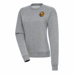 Club America Antigua Women's Takeover Pullover Sweatshirt Heather Gray