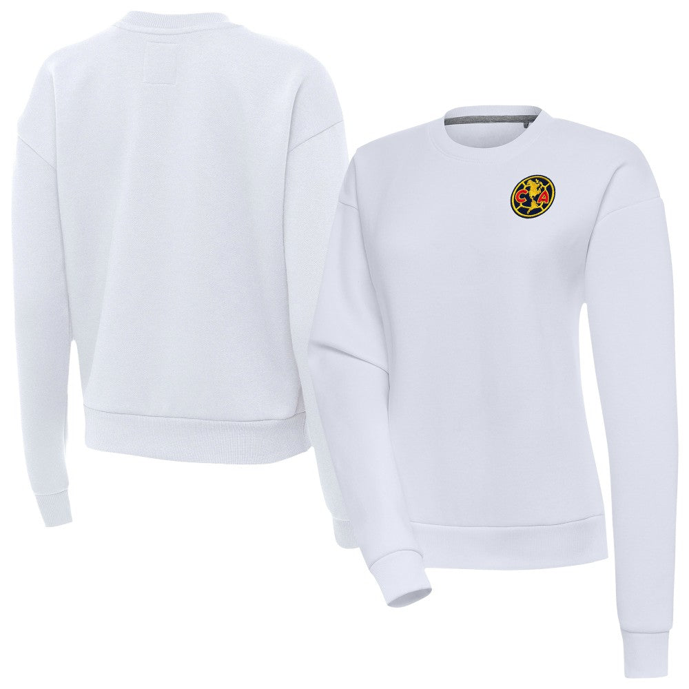 Club America Antigua Women's Takeover Pullover Sweatshirt White