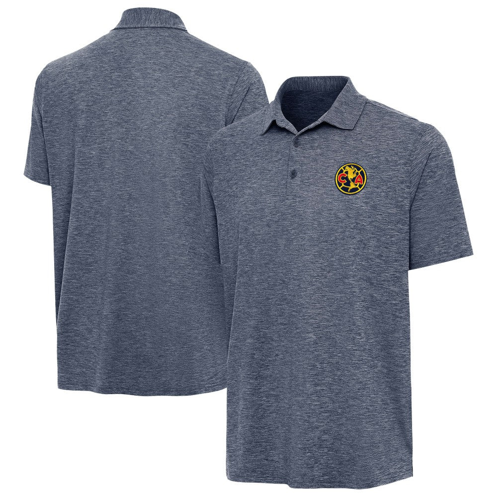 Club America Antigua Triple Shot Polo Heather Navy