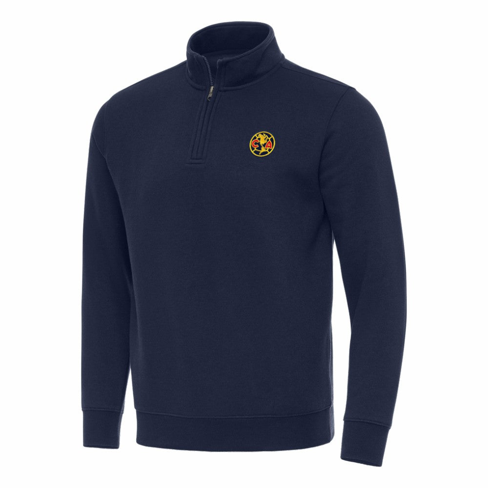 Club America Antigua Landslide Quarter-Zip Pullover Navy