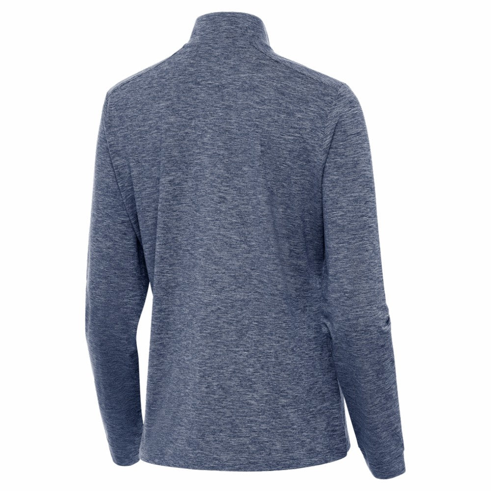 Club America Antigua Women's Master Quarter-Zip Pullover Heather Navy