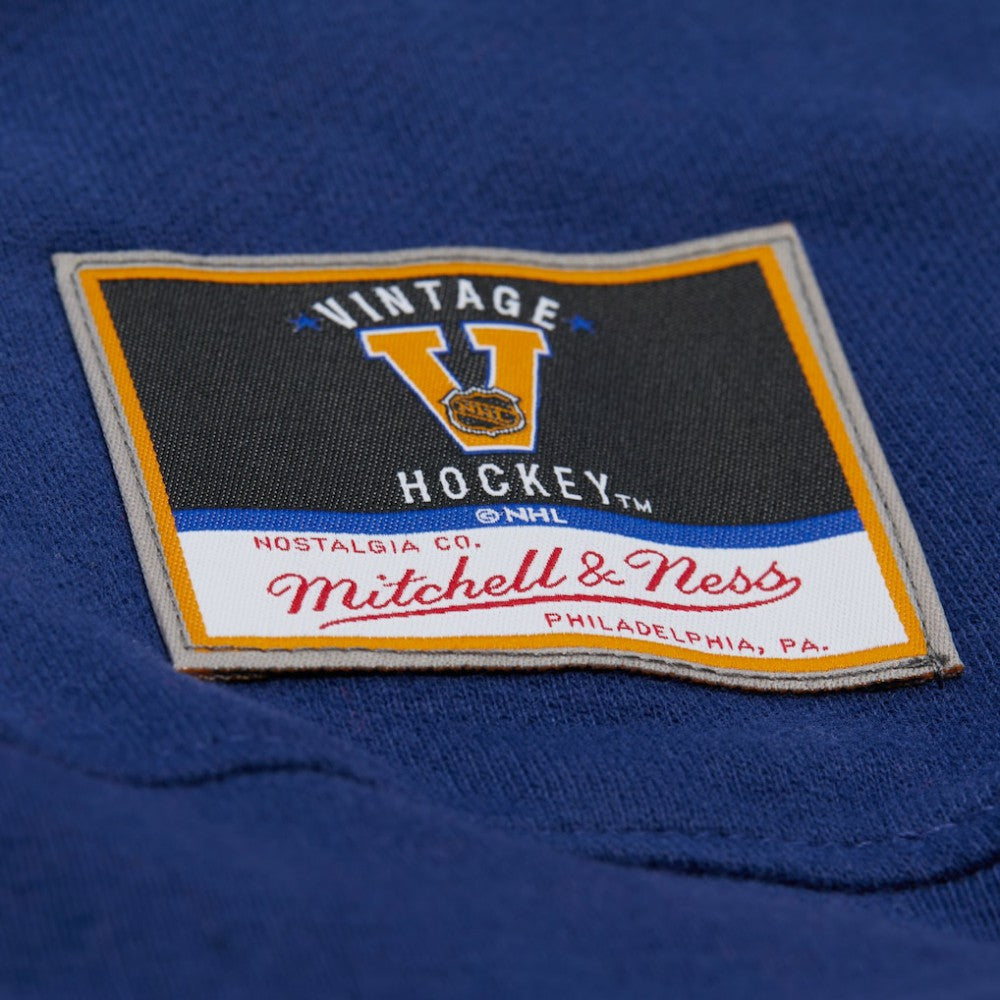 New York Rangers Mitchell & Ness Women's Vintage Crewneck Sweatshirt - Blue | NHL Clearance