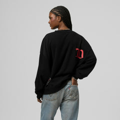 Detroit Red Wings Mitchell & Ness Women's Vintage Crewneck Sweatshirt - Black | NHL Lifestyle