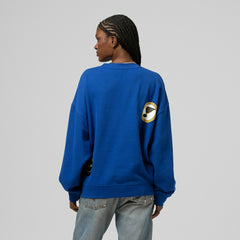St. Louis Blues Mitchell & Ness Women's Vintage Crewneck Sweatshirt - Blue | NHL on sale