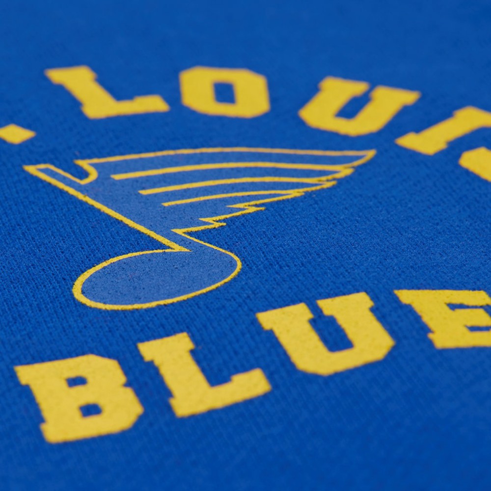 St. Louis Blues Mitchell & Ness Women's Vintage Crewneck Sweatshirt - Blue | NHL on sale