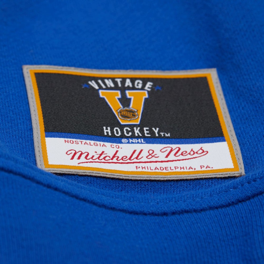 St. Louis Blues Mitchell & Ness Women's Vintage Crewneck Sweatshirt - Blue | NHL on sale