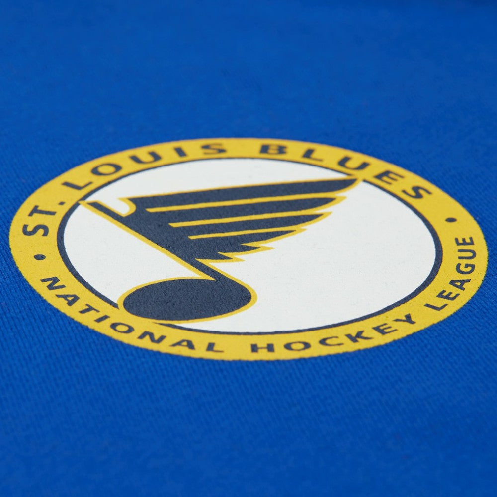 St. Louis Blues Mitchell & Ness Women's Vintage Crewneck Sweatshirt - Blue | NHL on sale