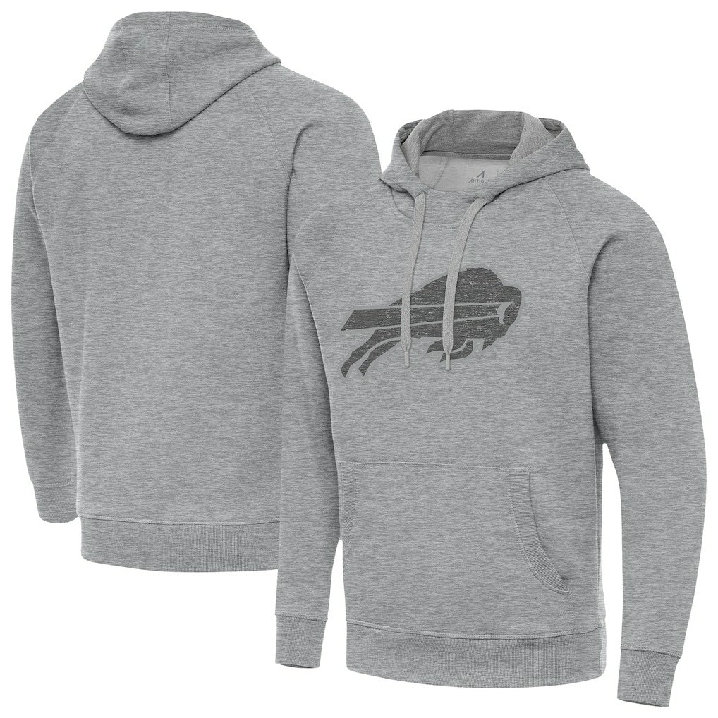 Buffalo Bills Antigua Victory Hoodie - Heather Gray - NFL