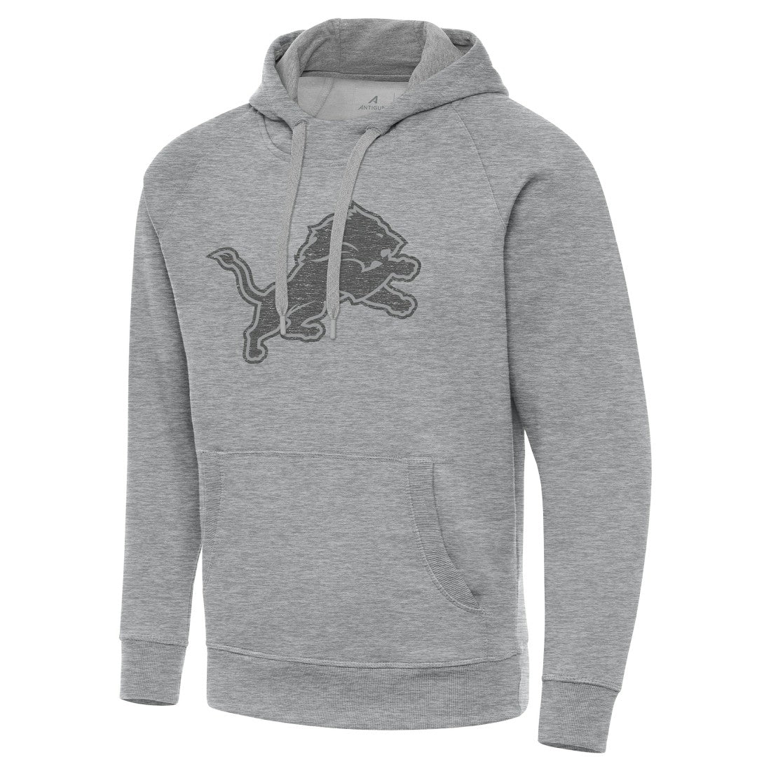 Detroit Lions Antigua Victory Hoodie - Heather Gray - NFL