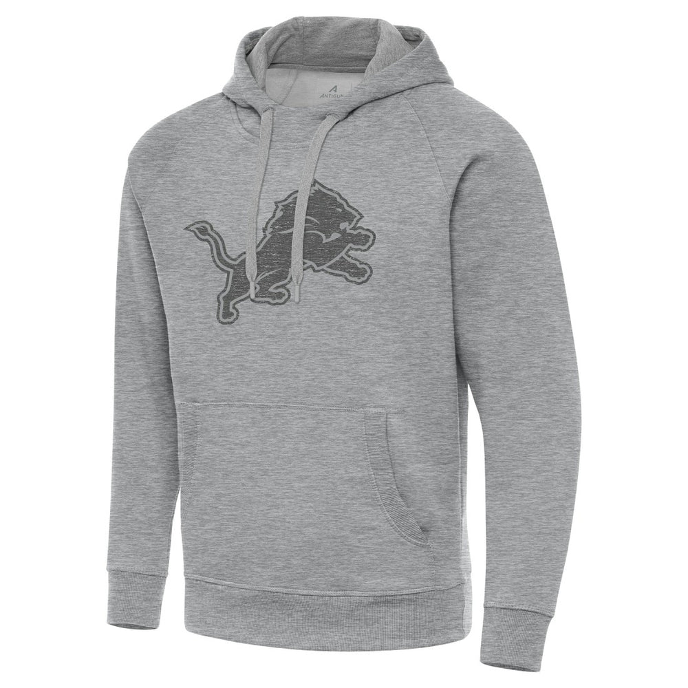Detroit Lions Antigua Victory Hoodie - Heather Gray - NFL
