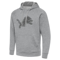 Detroit Lions Antigua Victory Hoodie - Heather Gray - NFL